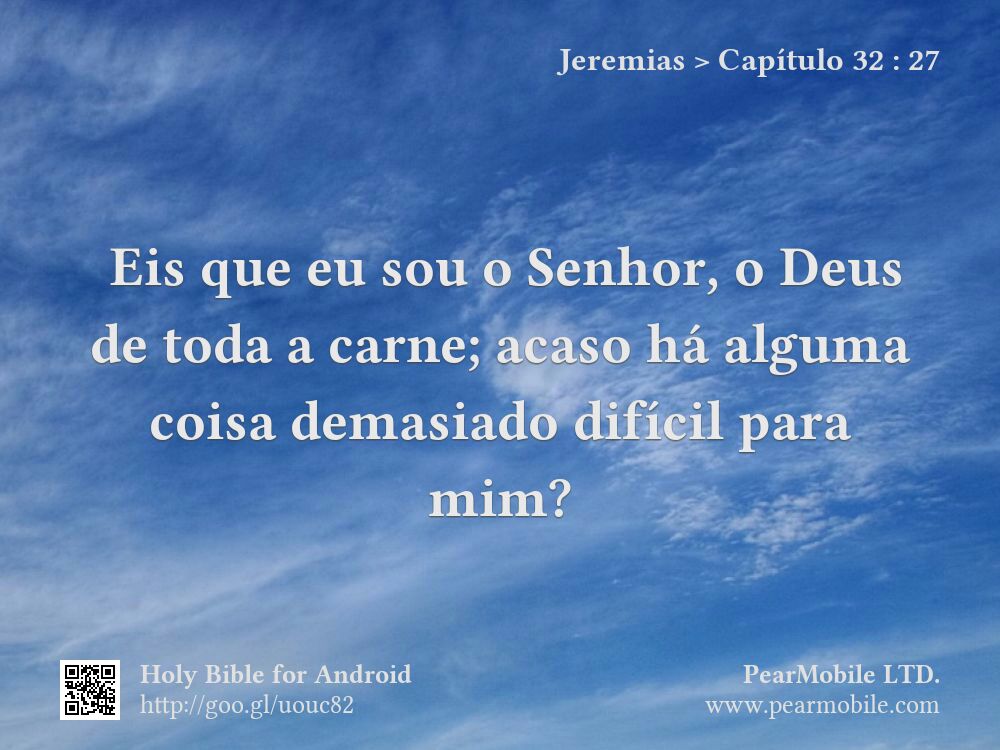 Jeremias, Capítulo 32:27